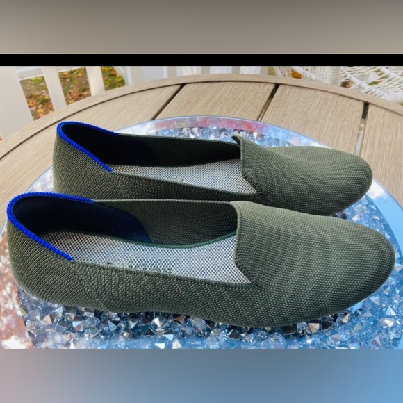Rothy’s Cypress Green The Loafer Slip-On Flat WM SZ8W Sustainable Preppy Career - Picture 14 of 15